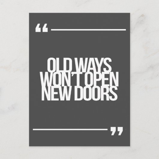 inspirierende und motivierend Zitate Postkarte (Vorderseite)