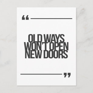 inspirierende und motivierend Zitate Postkarte