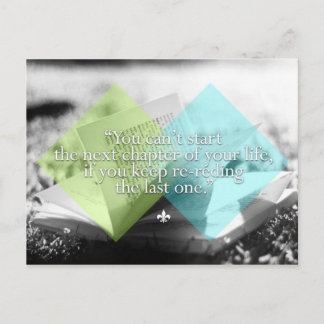 inspirierende und motivierend Zitate Postkarte