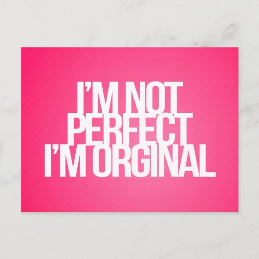 inspirierende und motivierend Zitate Postkarte (Vorderseite)