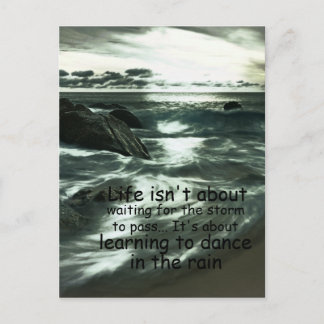 inspirierende und motivierend Zitate Postkarte