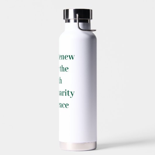 Inspirierende Wasserflasche Trinkflasche (Links)