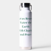 Inspirierende Wasserflasche Trinkflasche (Vorne)