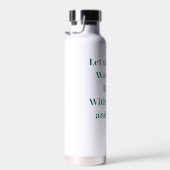 Inspirierende Wasserflasche Trinkflasche (Rechts)