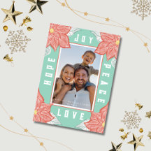 Inspirierende Weihnachtsstern Freude Hoffnung Frie