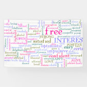 inspirierende Worte Banner (Horizontal)