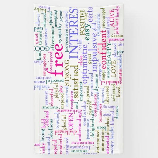 inspirierende Worte Banner (Vertikal)