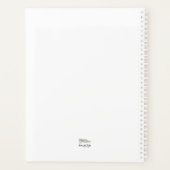 inspirierende Worte farbenfrohe Schüler groß Planer (Rückseite)