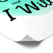 inspirierende Worte für Arbeit und Erfolg Poster (Ecke)