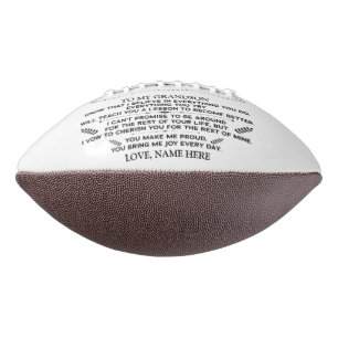 inspirierende Worte für meine Grandson-Liebe Football