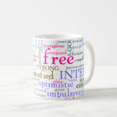 inspirierende Worte Kaffeetasse (VorderseiteRechts)
