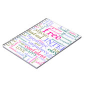 inspirierende Worte Notizblock (Linke Seite)