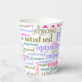 inspirierende Worte Pappbecher (Links)