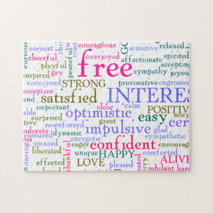 inspirierende Worte Puzzle