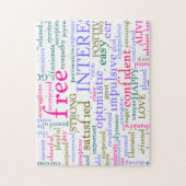 inspirierende Worte Puzzle (Vertikal)