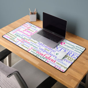 inspirierende Worte Schreibtischunterlage