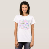 inspirierende Worte T-Shirt (Vorne ganz)