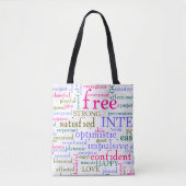 inspirierende Worte Tasche (Vorderseite)