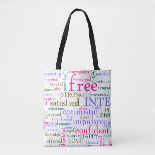 inspirierende Worte Tasche