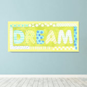 inspirierende Worte von Megan Meagher | Traum Leinwanddruck (Insitu (Holzboden))