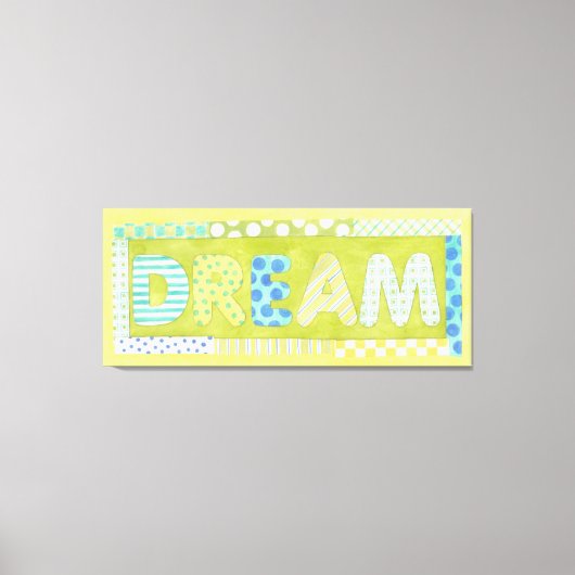 inspirierende Worte von Megan Meagher | Traum Leinwanddruck (Vorderseite)