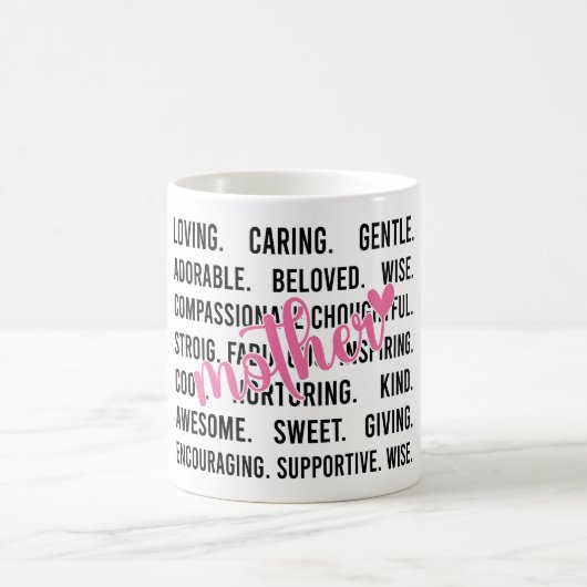 inspirierende Wörter Kaffeetasse (Mittel)