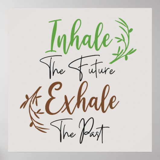 inspirierende Wortkunst Poster (Vorne)