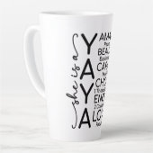 Inspirierende Yaya Milchtasse (Linke Ecke)