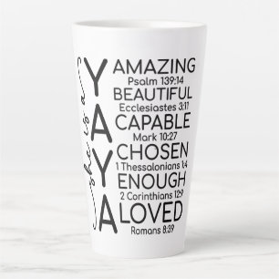 Inspirierende Yaya Milchtasse