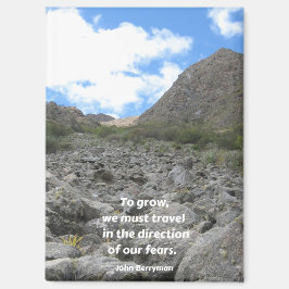 inspirierende Zeitschrift, "Zu wachsen. ." Magnet