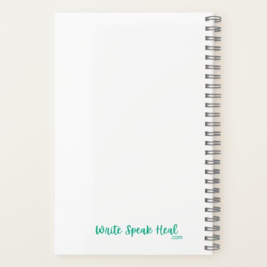 inspirierende Zeitschrift, "Zu wachsen. ." Notizblock (Rückseite)