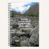 inspirierende Zeitschrift, "Zu wachsen. ." Notizblock (Vorderseite)