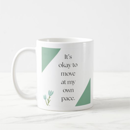 Inspirierende Zitat-Kaffeetasse Kaffeetasse (Links)