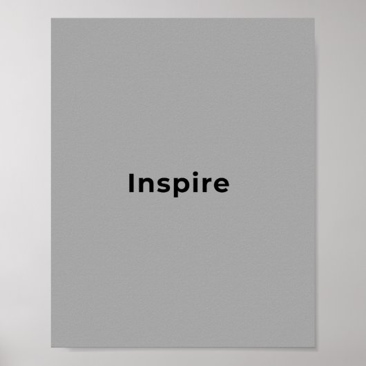 Inspirierende Zitat-Kunst Poster (Vorne)
