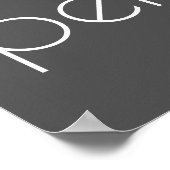 inspirierende Zitat Poster Fortschritt nicht Perfe (Ecke)