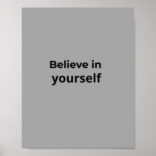 Inspirierende Zitat-Wandkunst-Typografie Poster