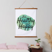 inspirierende Zitate für Leben und Arbeit Wandteppich Mit Holzrahmen (Schlafzimmer)