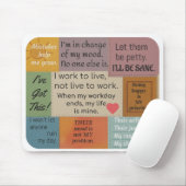 Inspirierende Zitate-Mauspad Mousepad (Mit Mouse)