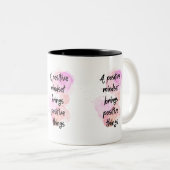 inspirierende Zitate positiv, Ermächtigung Zweifarbige Tasse (VorderseiteRechts)