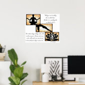 inspirierende Zitate Yoga Meditation New Age Poste Poster (Heimbüro)