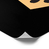 inspirierender behalten Wortkünstler Poster (Ecke)