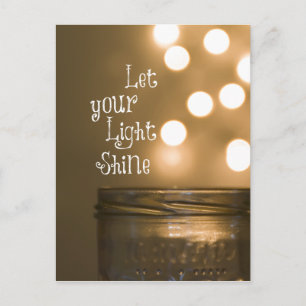 Inspirierender Bibelvers Christlicher Spruch Postkarte