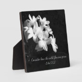 Inspirierender Bibelvers Fotoplatte (Vorderseite)