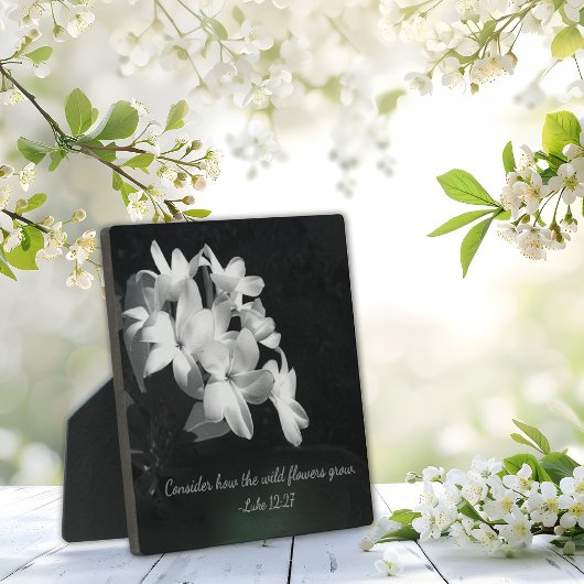 Inspirierender Bibelvers Fotoplatte