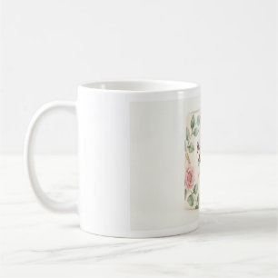 Inspirierender Blumenbecher   Sie glaubte, sie kön Kaffeetasse