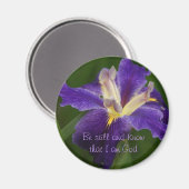 inspirierender Blumenmagnet Magnet (Vorderseite/Rückseite)