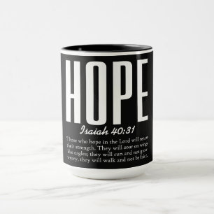 Inspirierender christlicher Bibelvers Tasse
