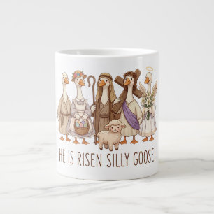 inspirierender christlicher Oster-Vers Er ist aufe Jumbo-Tasse