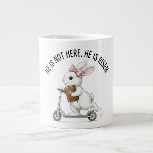 inspirierender christlicher Ostern Er Ist Aufersta Jumbo-Tasse