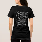 Inspirierender Grammy Tri-Blend Shirt (Rückseite)